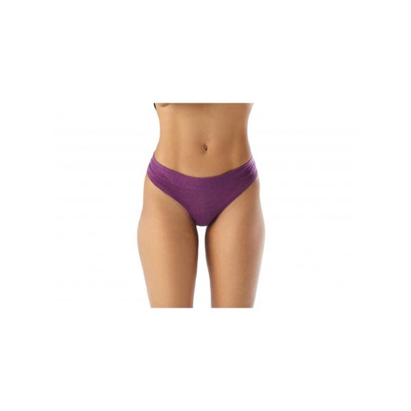 Ronhill Womens Brief - Running Underwear - Grape Juice Marl/Hot Coral
